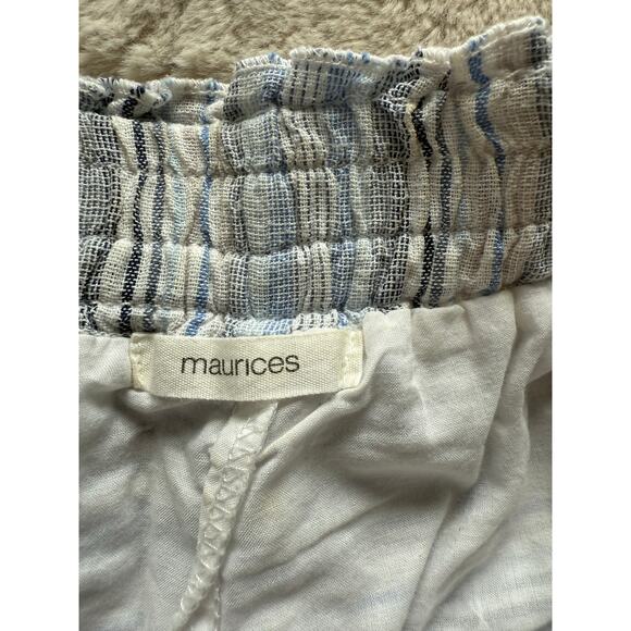 Maurices Cotton Shorts Elastic Waist Size Large - Picture 6 of 6